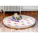 Сумка-килим для ігр 3 Sprouts Слоники, 112 см, рожевий (IPMELE/27887) - Pampik - 5