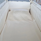 Бортик у ліжечко NL Baby, 4-сторонній, молочний (870+922/32710) - Pampik - 4