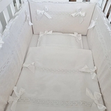 Бортик у ліжечко NL Baby, 4-сторонній, білий (820+927/33102) - Pampik - 4