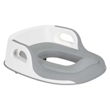 Набор для приучения к горшку FreeON Training Potty 3 в 1: горшок, накладка на унитаз и ступенька-подставка, белый с серым (85772) - Pampik - 7