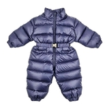 Комбинезон NL Baby, пуховый, с мехом, 12 месяцев, синий (551/36067) - Pampik - 2