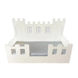 Ліжко NL Baby Замок, з підсвіткою, 140х75 см, білий (0002/036640) - Pampik