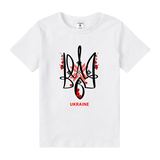 Футболка Garnamama Ukraine t-shirt Вишиванка 2025 110-116 Білий (1056674.14177531) - Pampik