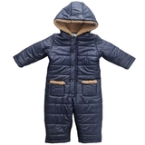 Комбинезон NL Baby с капюшоном, синтепух, 2 года, синий (551/37898) - Pampik