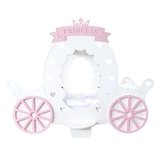 Кровать NL Baby Карета, 140х75 см, бело-розовый (00001/36639) - Pampik