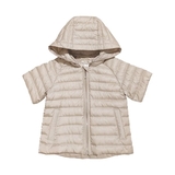 Куртка NL Baby с укороченными рукавами, пуховая, демисезонная, 2 года, бежевый (556/36645) - Pampik