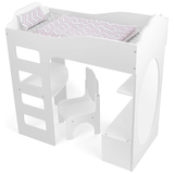 Іграшкове двоповерхове ліжко Legler, білий (12025/31472) - Pampik