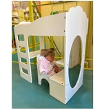 Іграшкове двоповерхове ліжко Legler, білий (12025/31472) - Pampik - 6