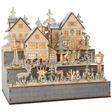 Світильник дерев'яний новорічний Legler (10216/33002) - Pampik