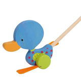 Іграшка дерев'яна каталка Legler Качечка (3374/37676) - Pampik - 2