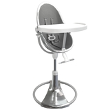 Стульчик для кормления Bloom FRESCO Silver/Snakeskin grey - Pampik