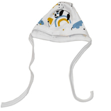 Шапочка на завязках Twins, интерлок, 0-3 мес., 5 шт., цвет в ассортименте (W125-ШЗT5-20) - Pampik - 4