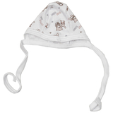 Шапочка на завязках Twins, интерлок, 0-3 мес., 5 шт., цвет в ассортименте (W125-ШЗT5-20) - Pampik