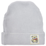 Шапочка Twins Ego с нашивкой, велюр, 0-3 мес., серый (W126-ШTEVN-10) - Pampik