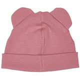 Шапочка Twins Ego з вушками, 6-12 міс., попелясто-рожевий (W127-ШTE-28) - Pampik