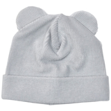 Шапочка Twins Ego с ушками, велюр, 6-12 мес., серый (W127-ШTEV-10) - Pampik