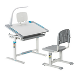 Комплект дитячих меблів Cubby парта та стілець трансформери Lupin Blue - Pampik - 4