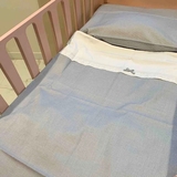 Комплект постельного белья NL Baby, 80х80 см, бело-серый (804/20547) - Pampik - 4