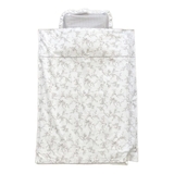 Комплект постільної білизни NL Baby, 120х60 см, біло-сірий (804/20547) - Pampik