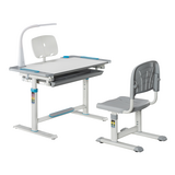 Комплект дитячих меблів Cubby парта та стілець трансформери Lupin Blue - Pampik