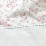 Комплект постільної білизни NL Baby, 100х80 см, біло-рожевий (828+842/34223) - Pampik - 2