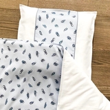 Комплект постельного белья NL Baby, 100х80 см, бело-синий (866/32606) - Pampik - 4