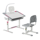 Комплект дитячих меблів Cubby парта та стілець трансформери Lupin Pink - Pampik - 4