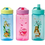 Поїльник Курносики, зі складним носиком і силіконової соломинкою, від 9 міс., 420 мл, рожевий (7223 пик) - Pampik - 3