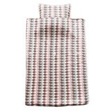 Комплект постельного белья NL Baby, трикотаж, 100х80 см, бело-розовый (070/32371) - Pampik