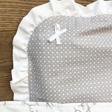 Комплект постільної білизни NL Baby, 120х60 см, біло-сірий (804/20547) - Pampik - 3