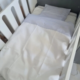 Комплект постельного белья NL Baby, 100х80 см, бело-голубой (851+842/34988) - Pampik - 5