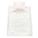 Комплект постільної білизни NL Baby, 100х80 см, біло-рожевий (828+842/34223) - Pampik