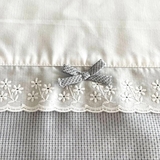 Комплект постельного белья NL Baby, 80х80 см, бело-серый (804/20547) - Pampik - 2