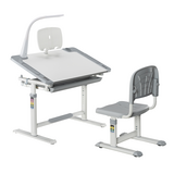 Комплект дитячих меблів Cubby парта та стілець трансформери Lupin Grey - Pampik - 4