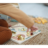 Пазл-бізіборд дерев'яний розвиваючий Legler Тварини (12460/37673) - Pampik - 6