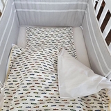 Комплект постельного белья NL Baby, 100х80 см, белый (858/32047) - Pampik - 5