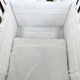 Комплект постельного белья NL Baby, 100х80 см, белый (880+931/33356) - Pampik - 4