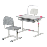 Комплект дитячих меблів Cubby парта та стілець трансформери Lupin Pink - Pampik - 2