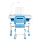 Комплект дитячих меблів Cubby парта та стілець трансформери Botero Blue - Pampik - 3