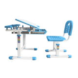 Комплект дитячих меблів Cubby парта та стілець трансформери Vanda Blue - Pampik - 5