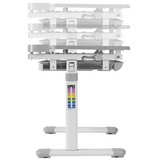 Комплект дитячих меблів FunDesk парта та стілець трансформери Сantare Grey - Pampik - 4