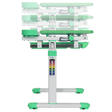 Комплект дитячих меблів FunDesk парта та стілець трансформери Сantare Green - Pampik - 3