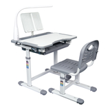 Комплект дитячих меблів Cubby парта та стілець трансформери Vanda Grey - Pampik