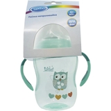 Поїльник-непроливайка Lindo Premium, з силіконовим носиком, 6+ міс., 260 мл, бірюзовий (А 42 зел) - Pampik - 2