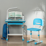 Комплект дитячих меблів FunDesk парта та стілець трансформери Bellissima Blue - Pampik - 9