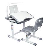 Комплект дитячих меблів Cubby парта та стілець трансформери Vanda Grey - Pampik - 2