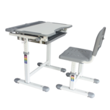 Комплект дитячих меблів Cubby парта та стілець трансформери Vanda Grey - Pampik - 4