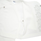 Хрестильний набір для хлопчика Twins з світло-сірою вишивкою, р.68, світло-бежевий (TCB68E-101) - Pampik - 3