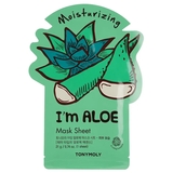 Маска тканинна для обличчя Tony Moly I'm Aloe Mask Sheet Moisturizing Алое, 21 мл - Pampik