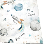 Піжама NL Baby з довгими рукавами, бавовняна, утеплена, 4 роки, біло-сірий (00530/37882) - Pampik - 5